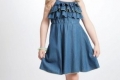 Denim sundress za dekleta