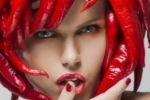 Maska za lase z rdečo papriko